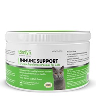 Tomlyn Immune Support Daily L-Lysine Supplement, Fish-Flavored Lysine Powder for Cats and Kittens, 3