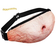 [siokayav3y6]3D Men Beer Belly Dad Bag Funny Gift Gifts Waterproof Bag