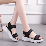 Sandals women's new beach student flat bottom sports thick bottom casual women's shoes