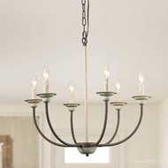 Vintage Loft  Iron Chandelier Creative American Rural Living Room Dining Room Bedroom Clothing Store