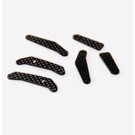 Homemade Tamiya Carbon Fiber Small Wing Tamiya Style 15372/15431/15357 2 Pieces Pack