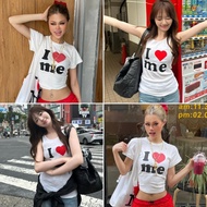 LANCAICAI women's t-shirts women's crop tops Y2K style sexy letter prints hot girl summer style