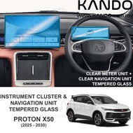 Proton X50 Facelift Tempered Glass Proton X50 Facelift Screen Protector Glass Proton X50 Head Unit S