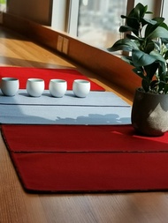 2019新款雙面水波紋山羊絨坐墊桌墊杯墊雅緻舒適有情調