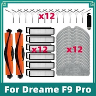 Dreame F9 Pro / D10S / D10S Pro / D9 Max Gen 2 Vacuum Cleaner Accessories Main Brush Side Brush Hepa