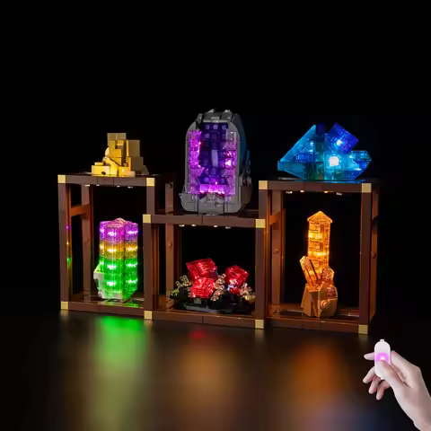 Kyglaring LED Light Kit Suitable for Mineral Collection 21362 Building Blocks Decorative Lamp Not In