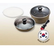 全新 德國寶 可拆式手柄易潔鑊煲 GERMAN POOL Detachable-Handle Pan & Pot Set KPH-SET2