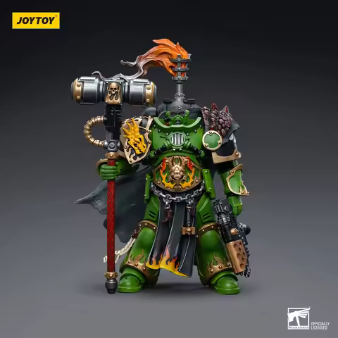 JOYTOY 40K 1/18 Salamanders Captain Adrax Agatone Action Figures Model Gift for Collection