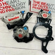 Y15 Y16 Original Brembo M3 K50 K5 4pot front caliper & P34 2pot rear caliper with bracket siap sedia