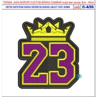 NBA LOGO/BET EMBLEM EMBROIDERY PATCH 23 C-A56