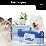 Anjing Grooming Wipes Lembut-Penghapus Bau Anjing/Kucing Kain Lap pembersih Basah Lap Bersih Yang (P