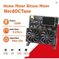 Bitaxe NerdOCTaxe++ 9.6T Bitcoin Miner Solo Home Miners Large Screen ASIC SHA256 BTC Mining Machine