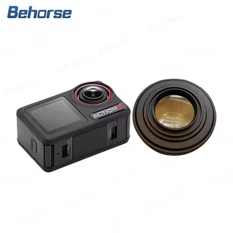 Action 5 Pro Camera Optical Glass Lens Filter 185 Degrees Extended Wide Angle Lens Filter For DJI Os