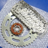 Keeway Dorado 250 , Black Knight - Sprocket Gear Set - // + Chain 520H // + O-Ring Chain 520HD