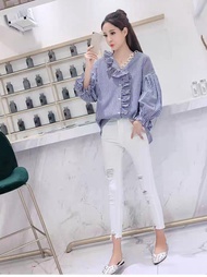 Lewina Oversized Blouse Import 9321 3M