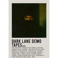 Poster Cover Dark Lane Demo Tapes by Drake for Room/Barber Gym