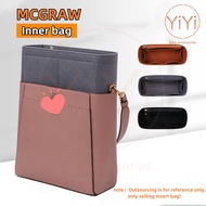 [YiYi] insert organizer bag Fits For Tory Burch MCGRAW HOBO bag organizer insert bag inner purse bag lining