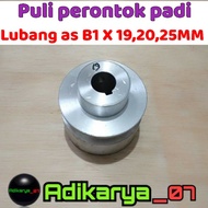 Puli kipas perontok padi puli almunium 3 x B1 X AS 19 - 20 - 25mm