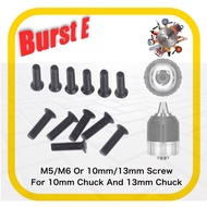 Burst E Shop Screw 10mm / 13mm For Chuck Cordless Drill - Drill Chuck Spare Part Accessories Hardware Tool