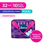 Libresse Maxi Night Secure Wings Longer Wider 41cm (6s)/32cm (10s) Disposable Sanitary Pad Tuala Wanita Pakai Buang
