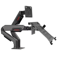 TTGL HKC KR51 Dual Screen Stand 17-27 Inch Monitor Robot Arm Desktop Rotating Lift Omnidirectional A