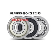 BEARING 6904 ZZ Z 2RS 2 RS 20X37X9 MM 6904ZZ 6904Z LAHER LAKER BERING SEALED IRON RUBBER CAP