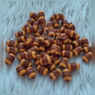 Drums PLASTIC WOODEN Beads 8x12mm Diy bracelet etc.