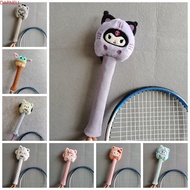 DARNELL Badminton Racket Handle Cover, Elastic Kt Cat Cartoon Badminton Racket Protector, Sweat Absorption Grip Non Slip Drawstring Cute Badminton Racket Grip Cover Universal