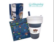 ❤️美國名環保品牌Stojo x Disney🥛 🎊16oz Pocket Mug 連收納袋🛍️