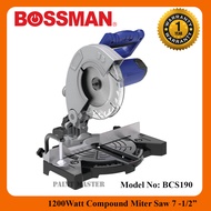 BOSSMAN BCS190 / BCS-190 / BCS 190 Compound Miter Saw 7-1/2" 1200w