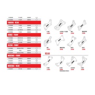 Bracket Caliper Front 300mm RCB KRISS II/WAVE125/Y125Z/NOUVOLC