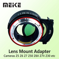 Meike MK-EFTZ-C Auto-Focus Mount Adapter for Canon EF/EF-S Lenses to Nikon Z Series Cameras Z5 Z6 Z7 Z50 Z6II Z7II Z30 etc