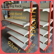 Big Rack 2nd Hand Island Gondola  Stock Ready  Fast Delivery Good Quality 👍 Rack Tengah Besi 