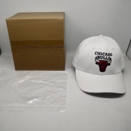 Topi Baseball Classic NBA Basket Chicago Banteng Putih N-013