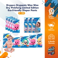 Drypers Drypantz Wee Wee Dry Pinkfong Limited Edition Eco-Friendly Diaper Pants Sizes S to XXL