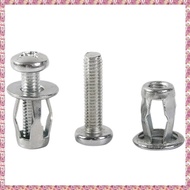 [W Y D H] 20 Pcs M5x25 Jack Nuts Car Metal Screw Petal Nuts with Screw for Hollow Wall Iron Skin
