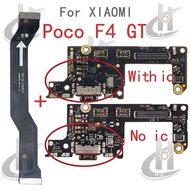 New For Xiaomi Poco F4 GT Charger USB Connector Dock Charging Port Jack Board Flex Main Board Mother