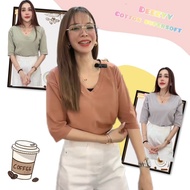 Deezyy V-Neck 3-Quarter Sleeve T-Shirt (No Iron Required)