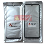 LCD GLASS + OCA GLUE REALME C30 C33 BLACK