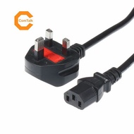 AC Power Cable with Fused UK 3 Pin Plug 1.5M (13A, 250V)