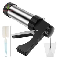 Churrera Churro Maker Machine Stainless Steel Churro Maker Kit with 3 Different Tips Piping Nozzle H