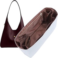 Doxo Purse Organizer Insert for Coach Brooklyn 39 | 9 Pockets with YKK Side Zipper & Elastic Water B