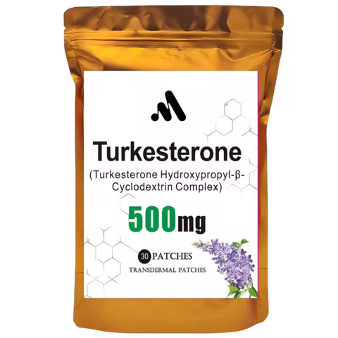 30 Patches Turkesterone Transdermal Patches Hydroxypropyl-β-Cyclodextrin Complex Improve Lean Muscle