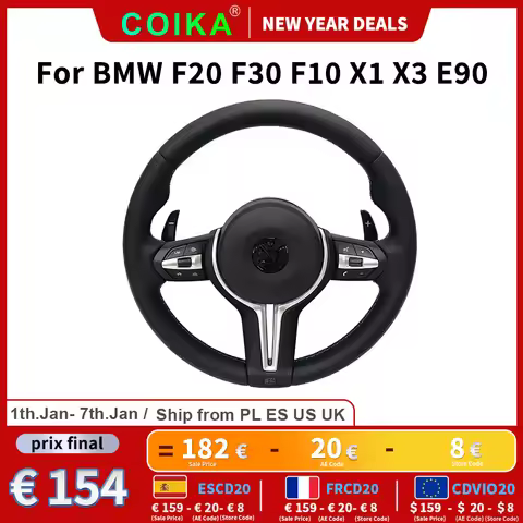 Factory Price Steering Wheel Leather Fit For BMW F20 F22 F23 F30 F33 F34 X1 F48 X5 F15 X3 F25 M3 F80