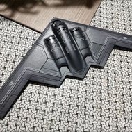 New Product b2 Ghost Airplane Model with Light Stealth Fighter Toy B2 Ghost Bomber Military Assembly