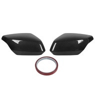 Casytw Pair Carbon Fiber Side Mirror Cover Cap Rear View Decorative Trim Replacement for Corvette C8