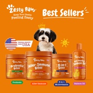 Zesty Paws Best Selling Supplements for Dogs (Aller-Immune Bites, 8-in-1 Multifunctional Bites, Wild