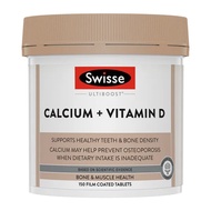 Swisse Ultiboost Calcium + Vitamin D 150 Tablets