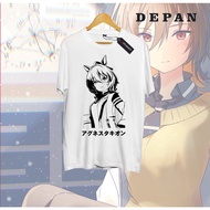 Agnes Tachyon T-shirt | Uma Girls' Game Pattern Print, Fashionable Neutral Fashion, Adult