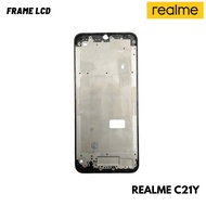 Realme C21Y LCD Frame C21y Middle Frame/ Realme C21Y LCD Stand Bone/ Realme C21Y LCD Holder/ - Black